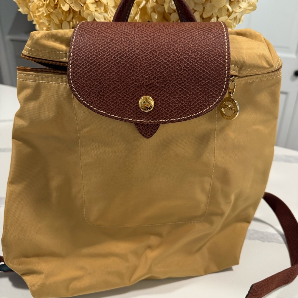 Longchamp nylon backpack